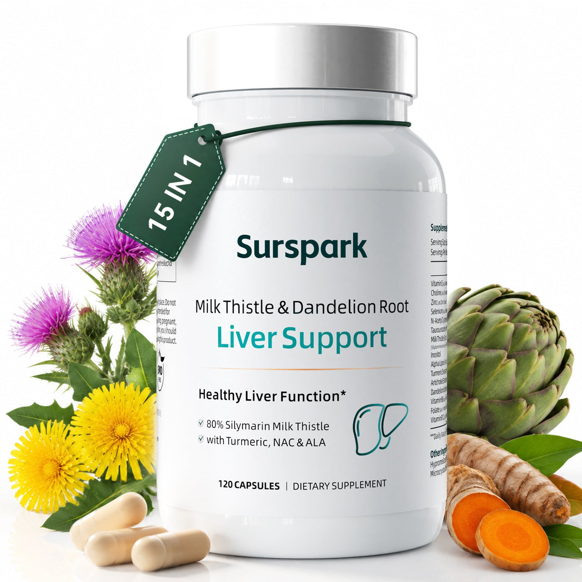 Surspark Milk Thistle Supplement — product image 1